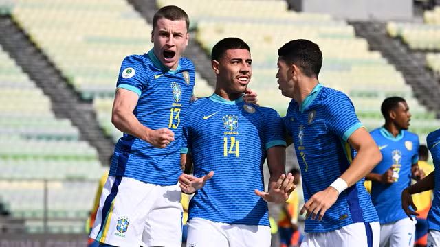 Brasil vence a Colômbia e assume liderança do hexagonal final do Sul-Americano Sub-20
