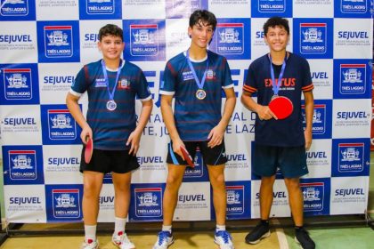 Campeões do Tênis de Mesa são definidos nos Jogos Escolares Três-lagoenses (JETs) 2025