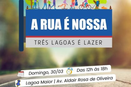 A RUA É NOSSA – Inscrições gratuitas abertas para venda de alimentos e artesanato no evento deste domingo (30)