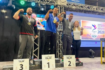 Três Lagoas brilha no Campeonato Brasileiro de Luta de Braço e ajuda MS a conquistar o vice-campeonato