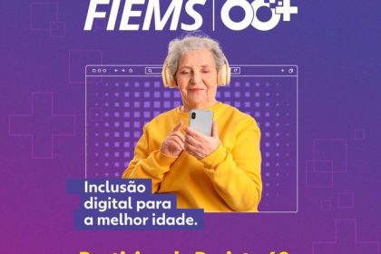 Projeto do Sesi oferece curso gratuito de inclusão digital para idosos em Três Lagoas