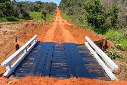 Ponte na região da Fazenda Santa Rita-Daré passará por manutenção e terá acesso bloqueado temporariamente