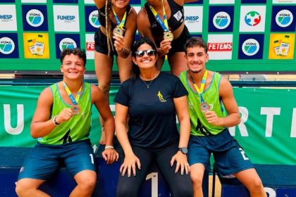VÔLEI DE PRAIA – Três Lagoas conquista título no Sub-19 feminino e dois bronzes na 1ª Etapa do Estadual