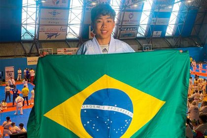 Karateca Thomas Ryu Kobayashi representa TL e o Brasil na Gymnasiade U15 na Sérvia