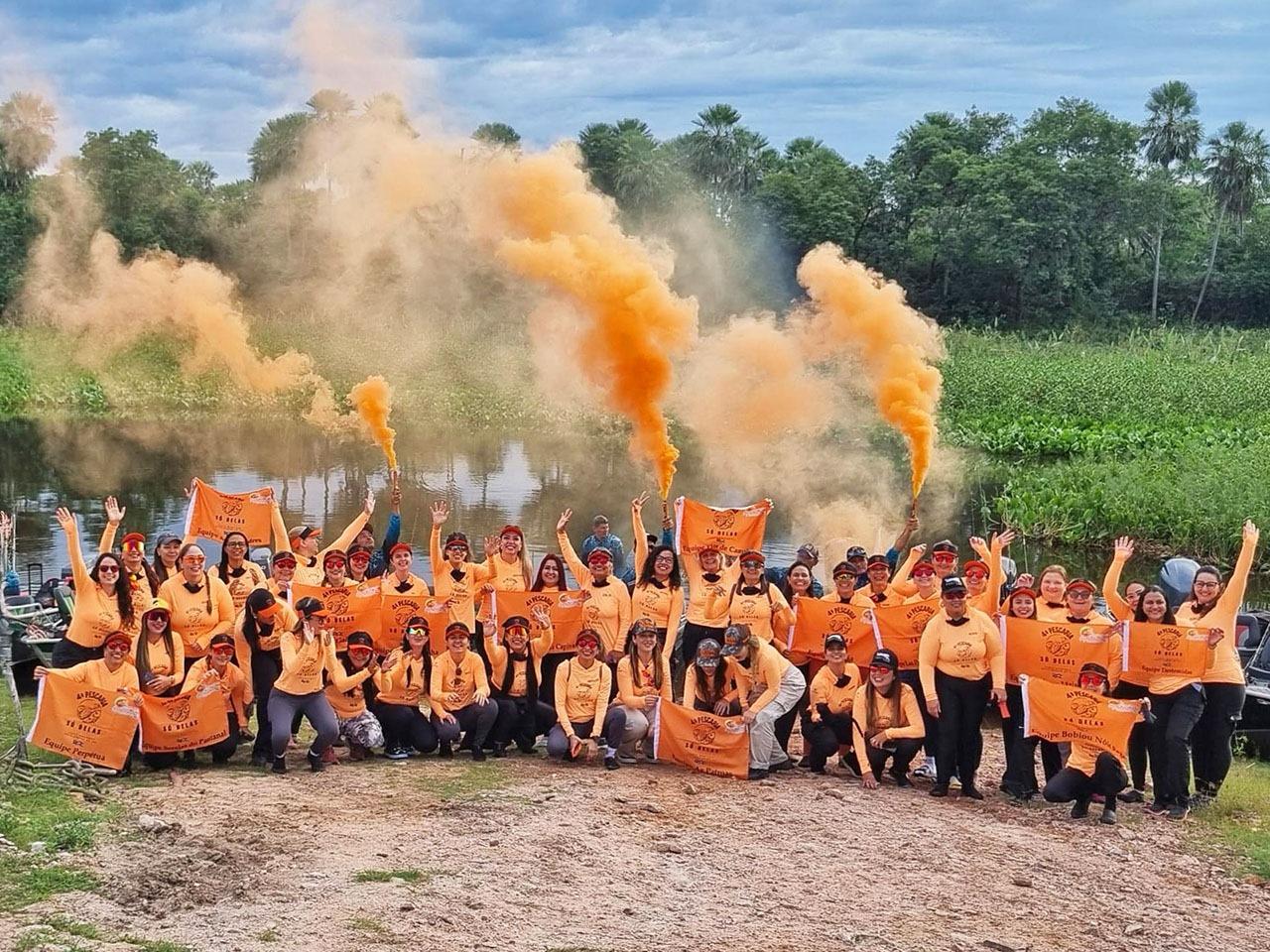 Pescaria "Só Delas" vem trazendo mais cor e animação para o Pantanal