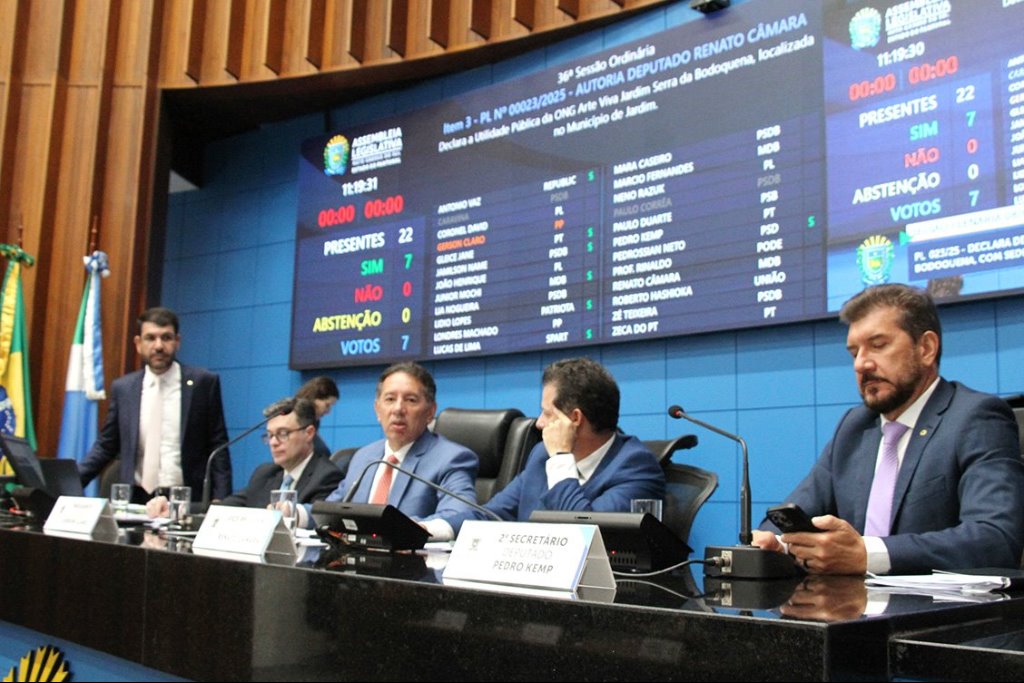 Ordem do Dia: Cinco projetos são aprovados, destaque para o reajuste dos servidores