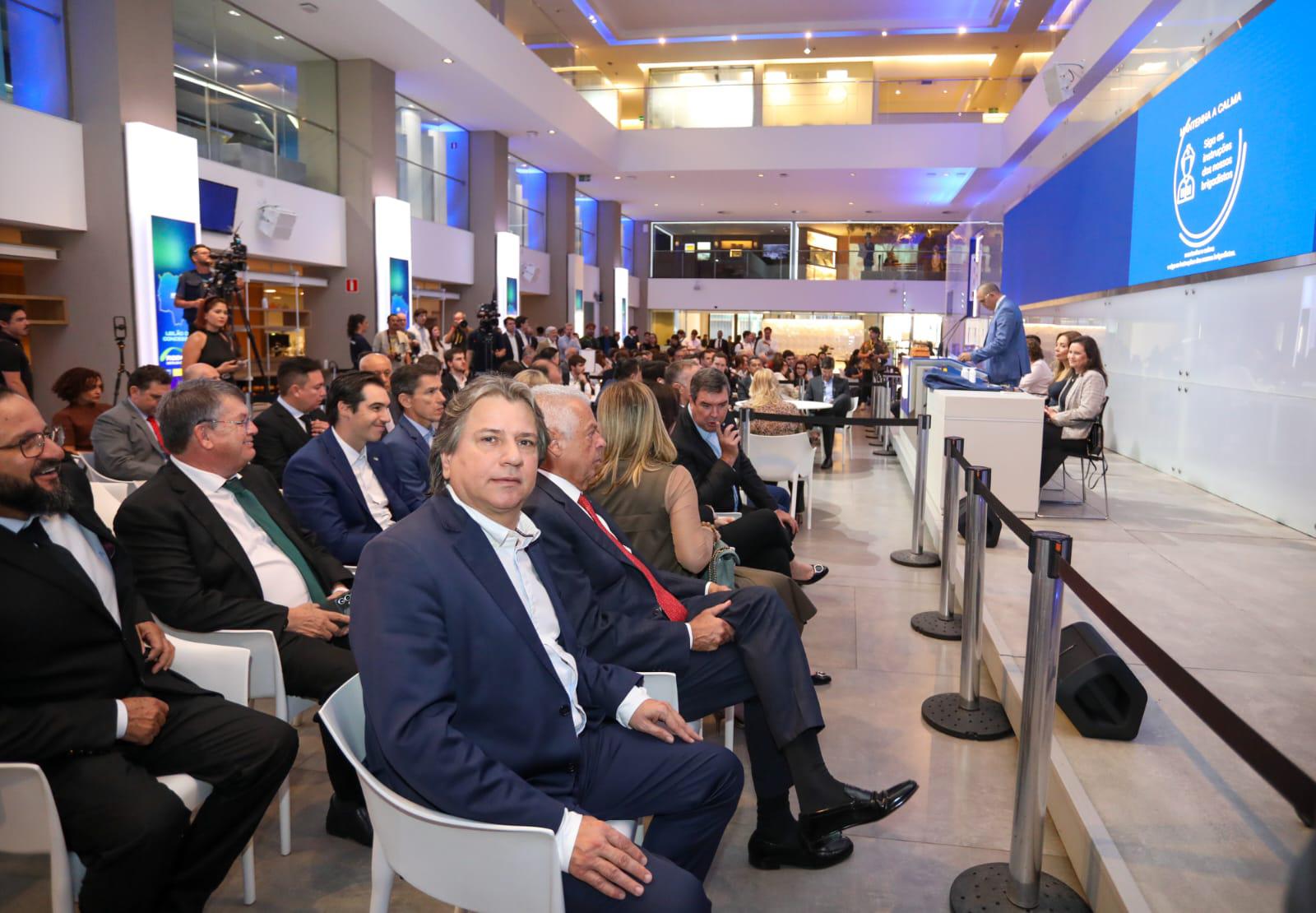 Deputado Caravina representa Assembleia no leilão da Rota da Celulose e destaca avanço histórico para MS