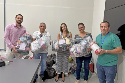 Escolas da REME arrecadam cerca de 400 kg de doações para a campanha “Três Lagoas Unida Contra o Frio”