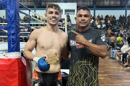 Elogiado pelo tetracampeão mundial Popó, atleta de TL vence por finalização e garante vaga para disputar cinturão de MMA