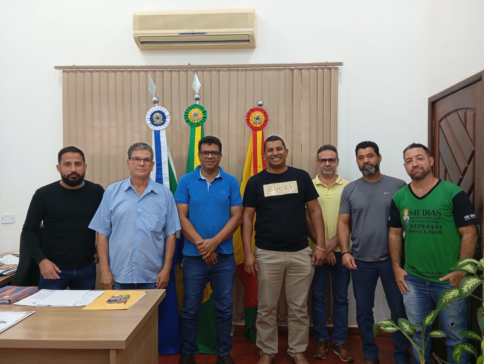 Prefeito Jaime se reúne com a diretoria da Associação Comercial de Selvíria