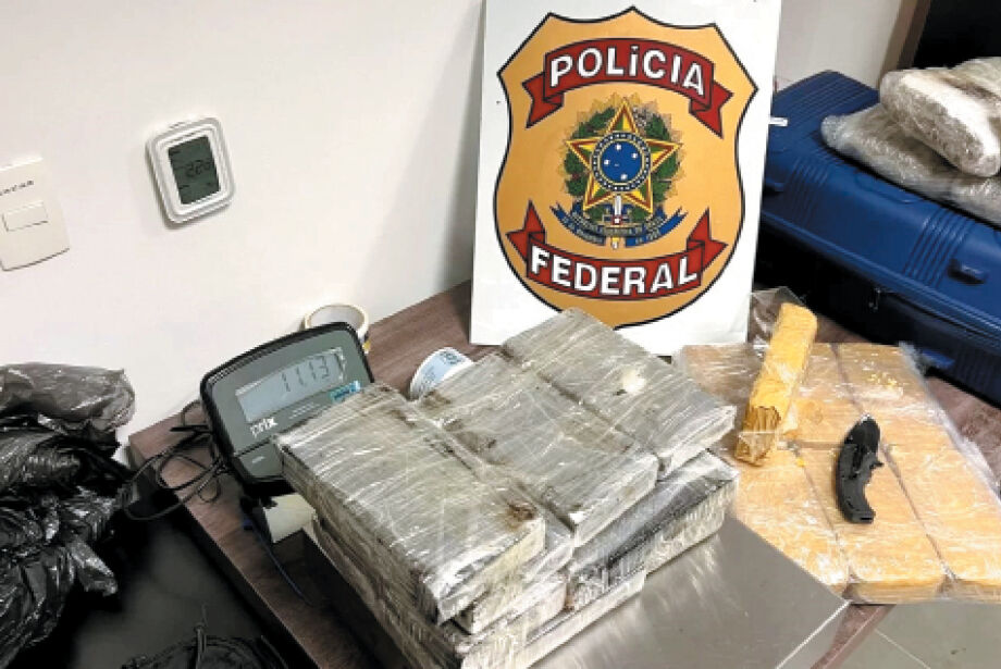 PF mira grupo que leva cocaína de Corumbá a SP em voos comerciais 