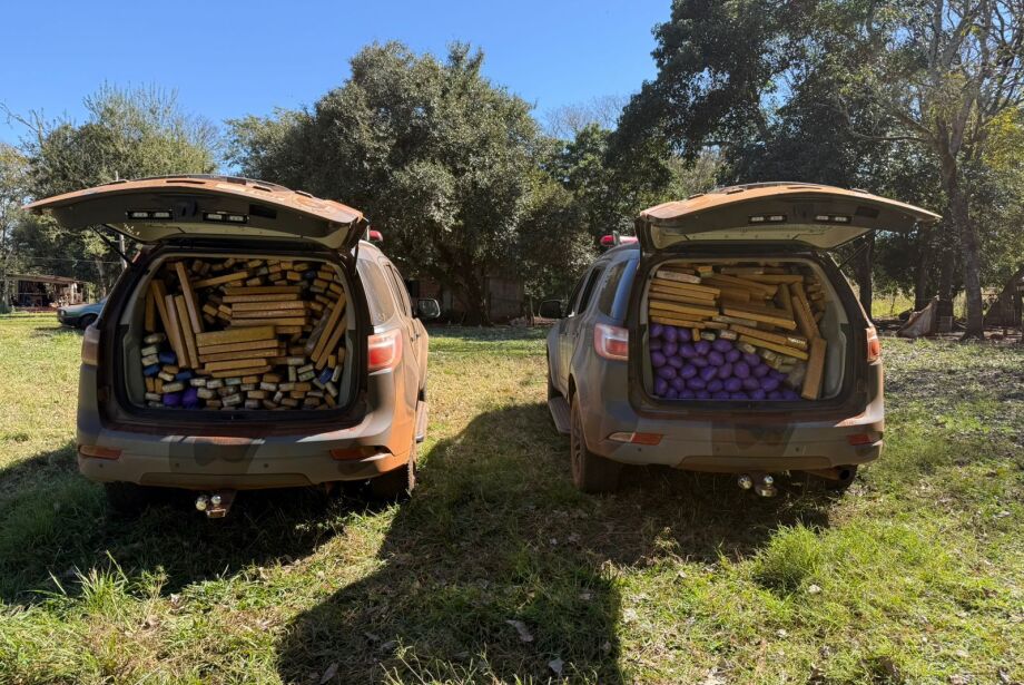 Com prejuízo de mais de R$1,7 milhão, Choque apreende quase 800 kg de droga em distrito do MS  