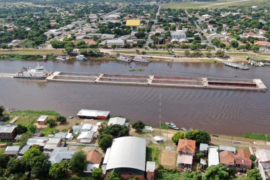 Recuperação do nível do Rio Paraguai impulsiona aumento nas exportações de MS 