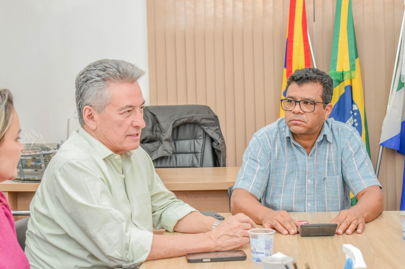 Selvíria: Prefeito Jaime recebe deputado Roberto Hashioka