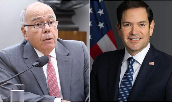 Mauro Vieira se reúne com Marco Rubio nos Estados Unidos