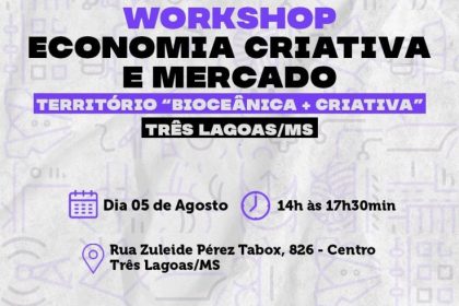 Workshop de Economia Criativa e Mercado, abre inscrições e anuncia novo endereço para o evento