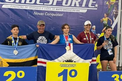 Três Lagoas conquista vice-campeonato no atletismo feminino e segue nas disputas dos Jogos Escolares da Juventude de MS – 2025