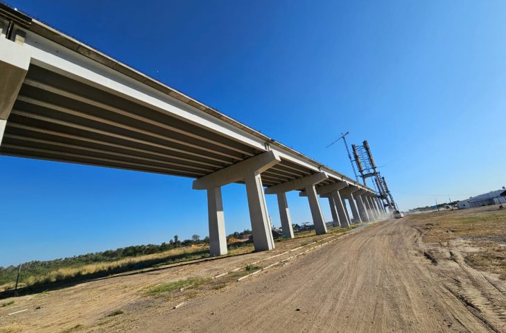 Ponte Binacional da Rota Bioceânica atinge 75% de execução e deve ser entregue no segundo semestre de 2026
