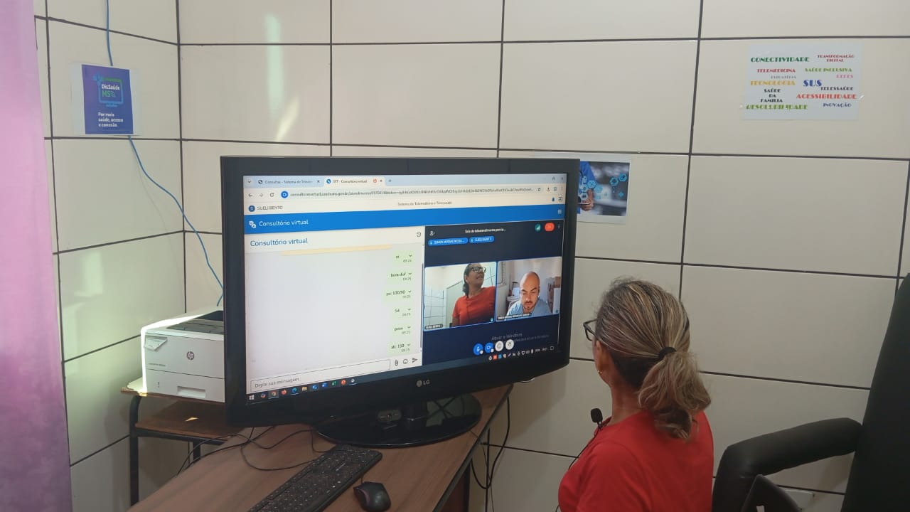 Mais moradores são atendidos por Telemedicina em unidade de saúde de Selvíria