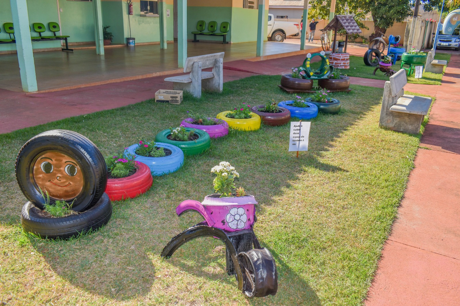 Projeto “Saúde em Cada Roda” alerta para os perigos dos pneus descartados no meio ambiente em Selvíria