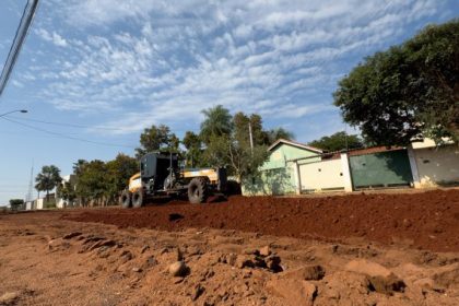 Prefeitura inicia pavimentação no Bairro Quinta da Lagoa