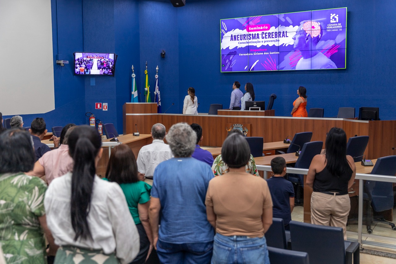 Câmara realiza seminário para conscientização acerca do aneurisma cerebral