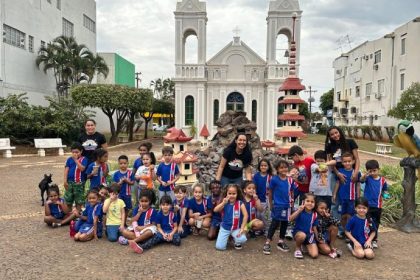 Alunos da CEI Diva Garcia visitam a Diretoria de Cultura de Três Lagoas