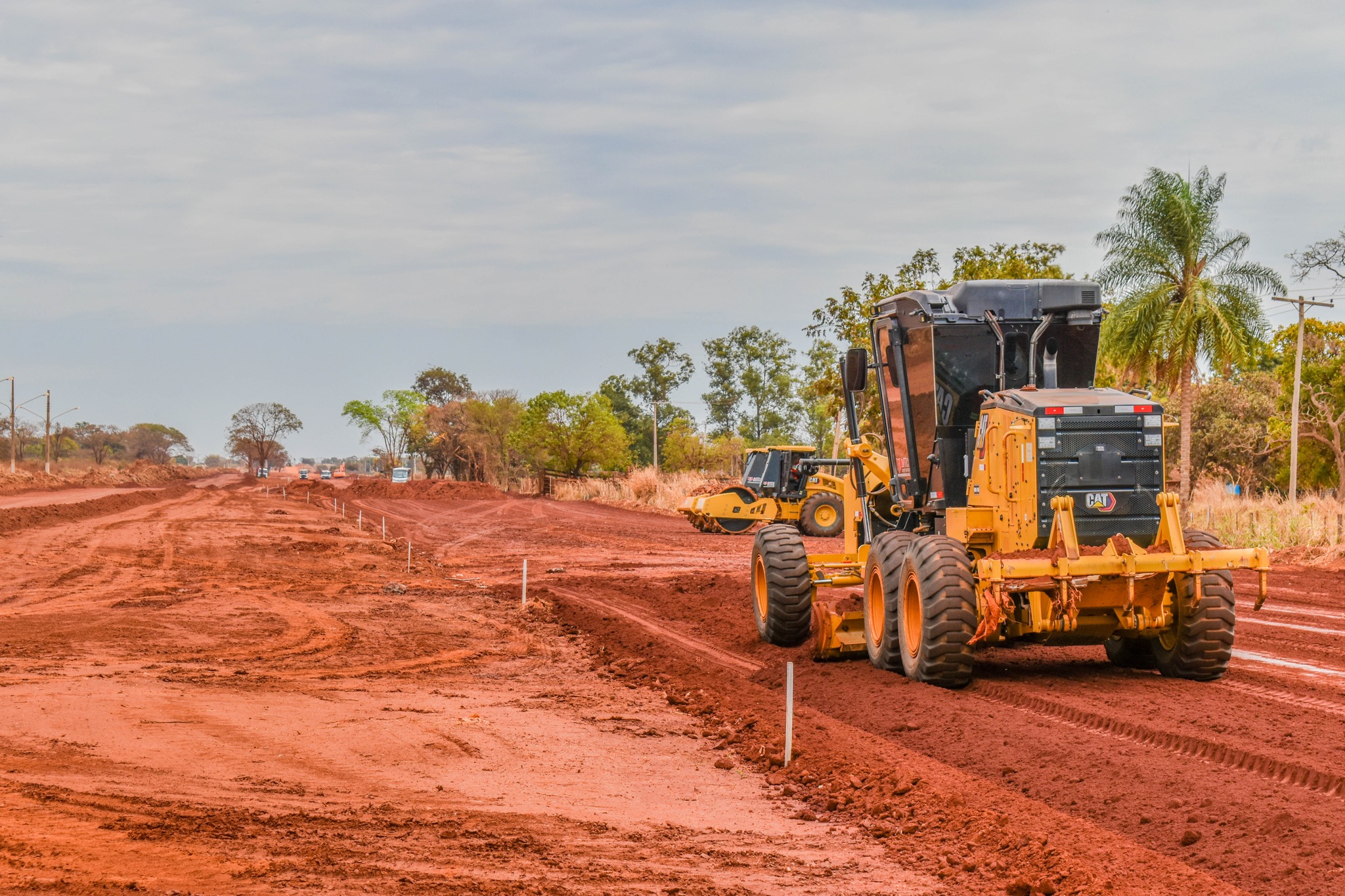 Obras de pavimentação da MS-444 avançam em Selvíria
