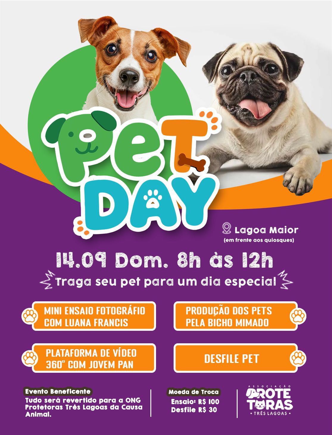 2º PET DAY EM TRÊS LAGOAS