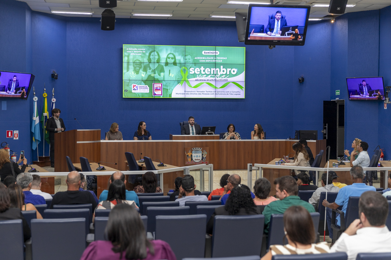 Seminário na Câmara debate questões de acessibilidade em Três Lagoas