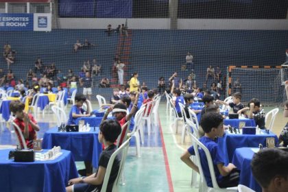 Xadrez no JETs 2025 tem recorde de inscritos e grande público. Veja classificações