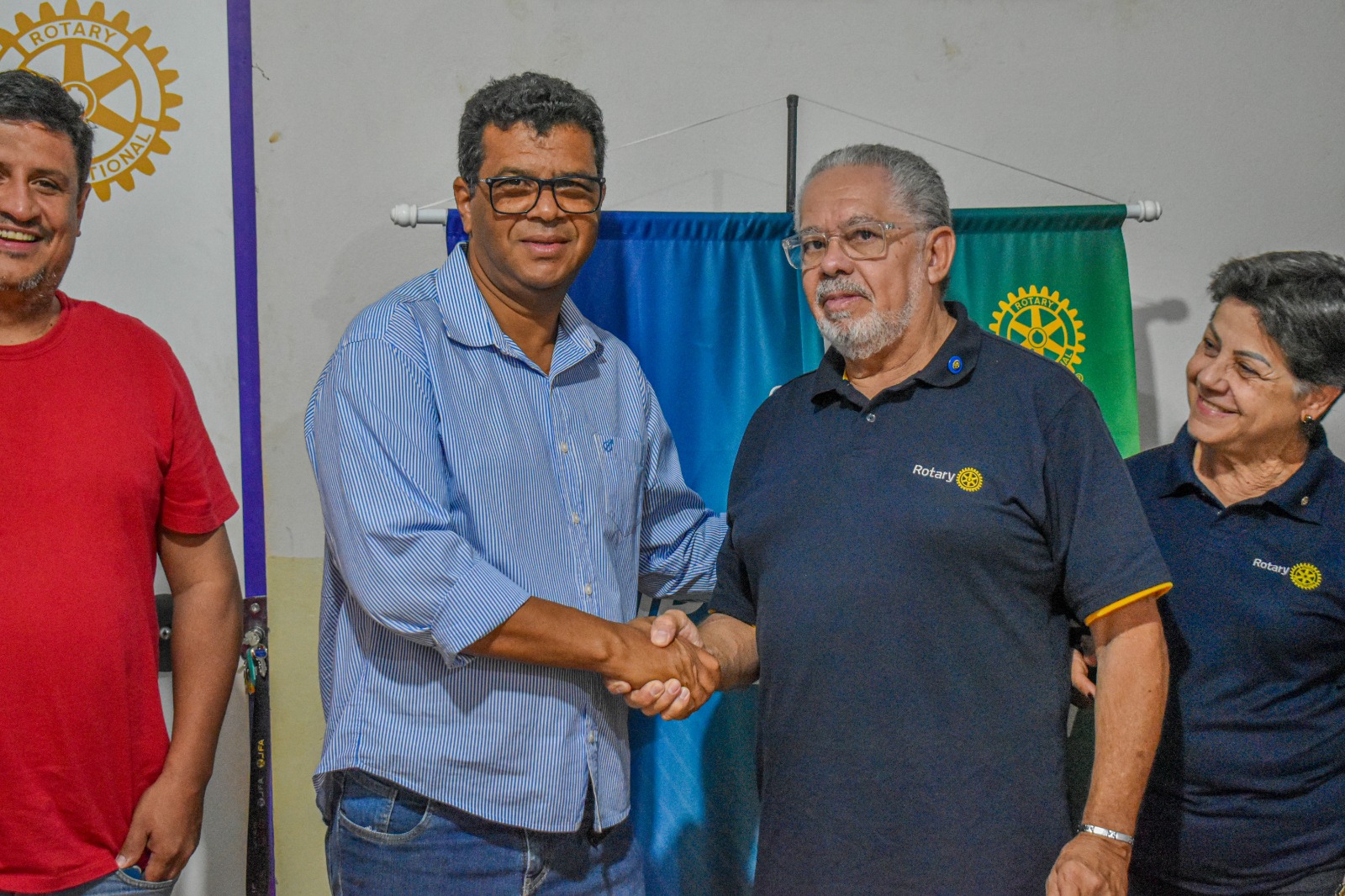 Prefeito Jaime recebe governador do Rotary em Selvíria