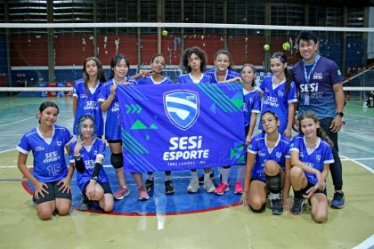 SESI Três Lagoas conquista títulos em dobradinha no Vôlei do JETs 2025