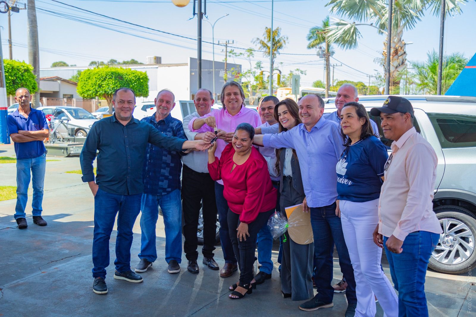 Caravina cumpre agenda em Taquarussu com entregas para saúde e educação 