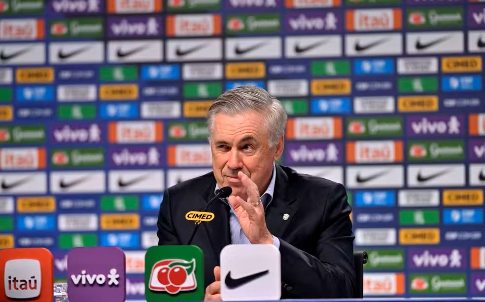 Convocados da Seleção: veja a lista de Carlo Ancelotti para enfrentar Coreia do Sul e Japão