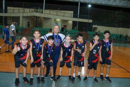 Colégio Salesiano Dom Bosco e Escola General Nelson Custódio são Campeões do Basquete Sub-11 os JETs Três-Lagoenses