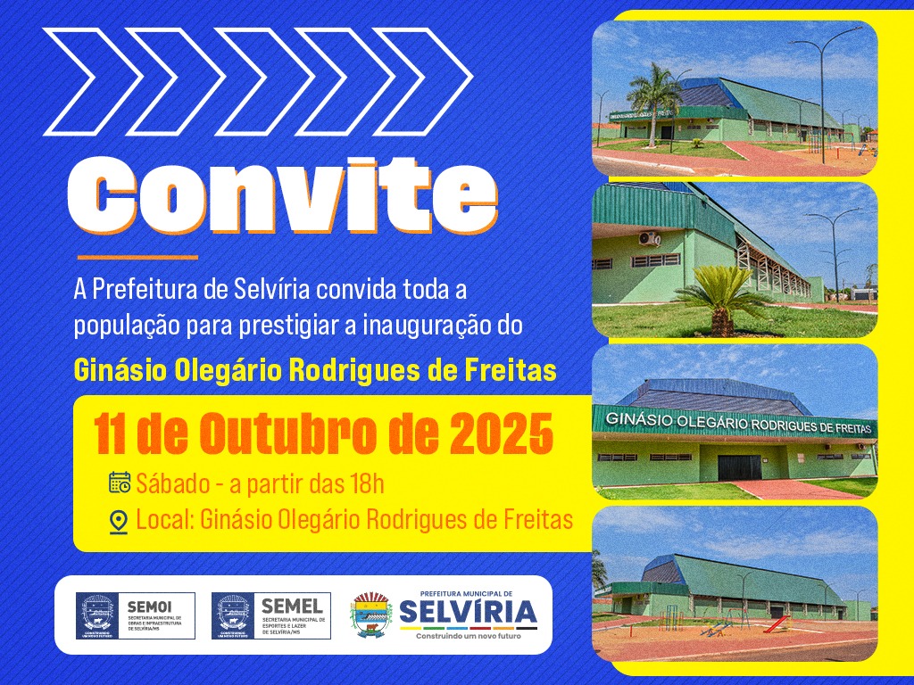 Selvíria inaugura ginásio poliesportivo