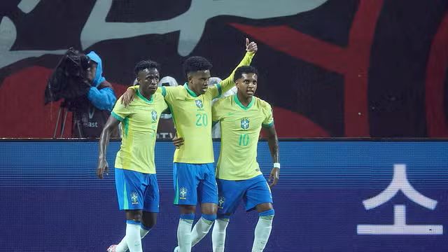 Brasil atropela Coreia do Sul em amistoso pré-Copa de 2026