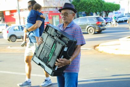 Três Lagoas arrecada 2,5 toneladas de resíduos eletrônicos durante Caravana “Eletrônico Não é Lixo”