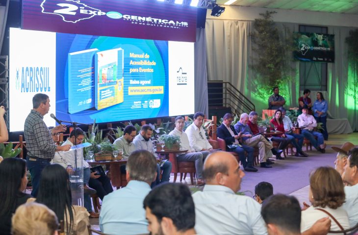 Governo de MS leva inclusão ao setor de eventos e lança ‘Guia da Acessibilidade’ durante a Expogenética