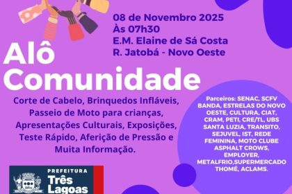 CRAS Ana Maria Moreira realiza evento comunitário “Alô Comunidade” neste sábado (08)