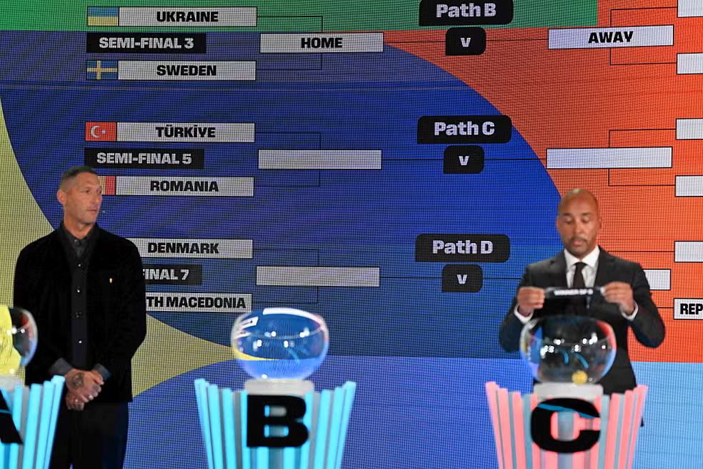 Repescagem das Eliminatórias Europeias: veja os confrontos