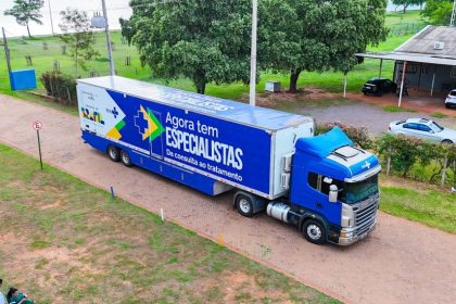 Carreta do SUS chegou em Três Lagoas com atendimentos e exames da Saúde da Mulher