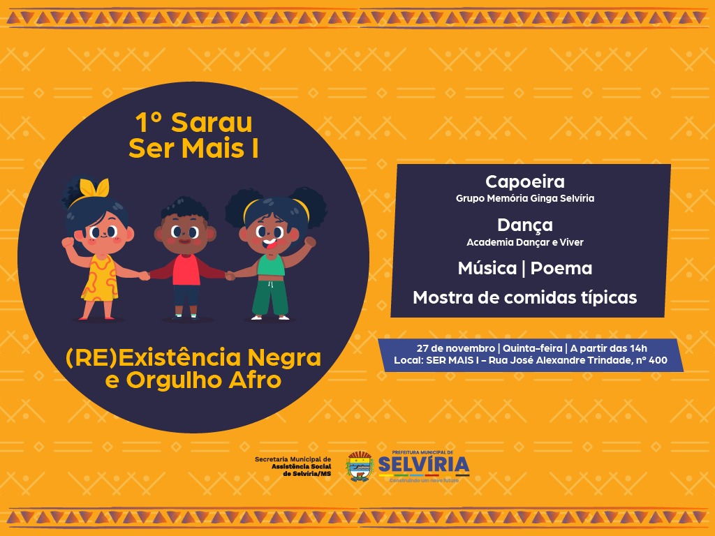 Ser Mais I promove sarau em celebração ao mês da Consciência Negra