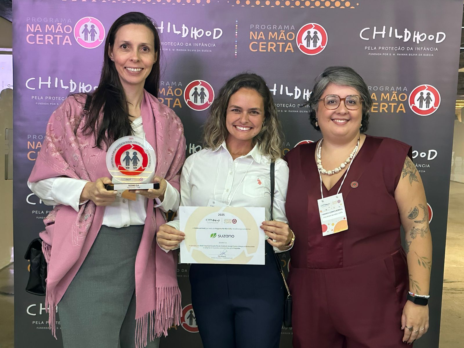 Suzano é premiada por atuação no combate à exploração de crianças e adolescentes em rodovias brasileiras