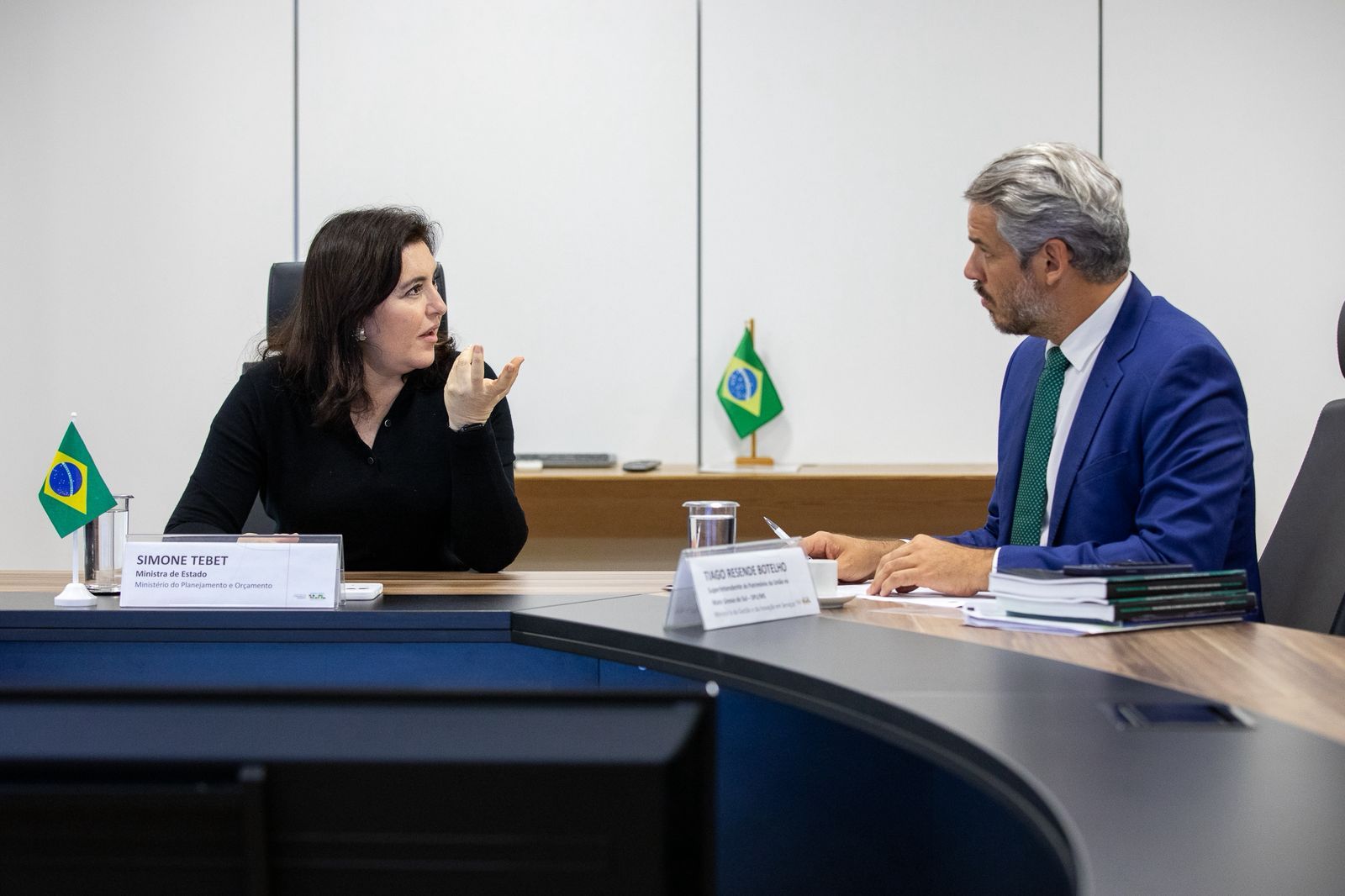 Tiago Botelho se reúne com Simone Tebet para ampliar moradias e acelerar a reforma agrária em áreas da União