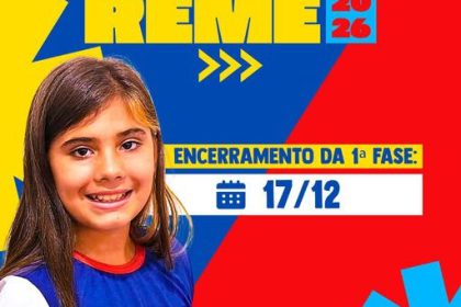 Último dia da primeira fase de pré-matrículas da REME 2026 é nesta quarta-feira (17)
