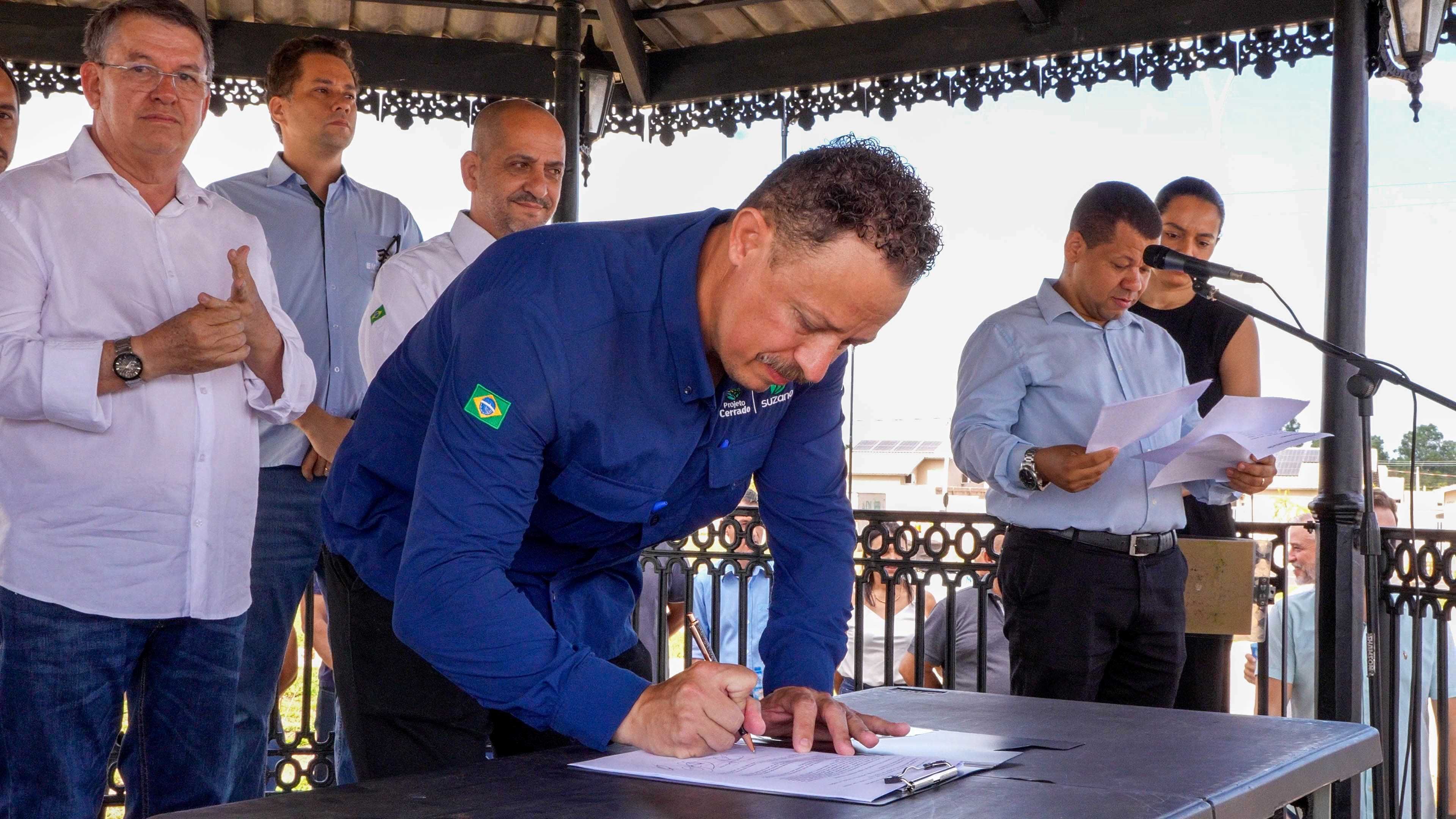 Suzano entrega mais um espaço de lazer e convivência para a população de Ribas do Rio Pardo (MS)