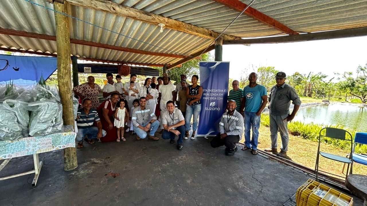 Com apoio da Suzano, agricultores familiares levam mais de 2 toneladas de alimentos para a mesa de famílias vulneráveis