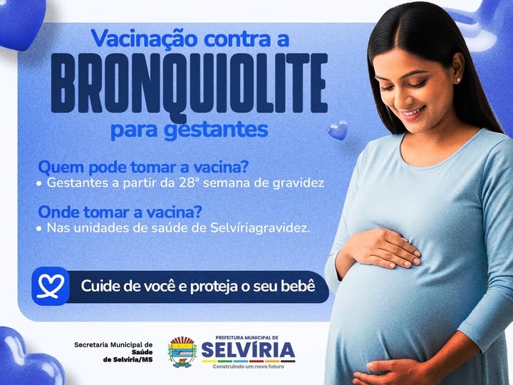 Vacina contra bronquiolite continua disponível nas unidades de saúde de Selvíria
